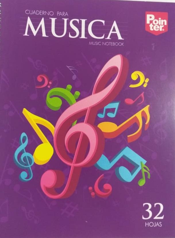 Libreta de Música Pointer Lila